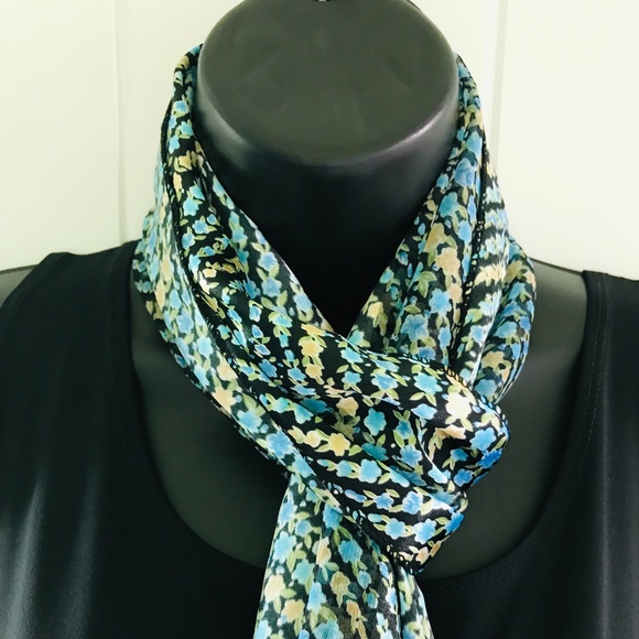 Accessories - Floral Scarf-EC